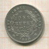 1 рупия. Индия 1840г