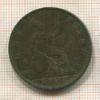 1 пенни. Великобритания 1877г