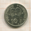 10 франков. Французская Полинезия 1983г
