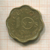 10 центов. Цейлон 1944г
