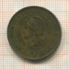 1 сентаво. Аргентина 1889г