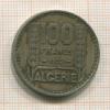 100 франков. Алжир 1952г