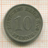 10 пфеннигов. Германия 1906г
