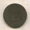 5 сантимов. Франция 1863г