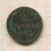 2 пфеннинга. Бавария 1869г