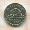 5 центов. Канада 1958г