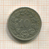 20 раппенов. Швейцария 1929г