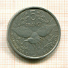 5 франков. Новая Каледония 1952г