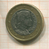 1 евро. Латвия 2014г