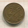 2 цента. Австралия 1967г