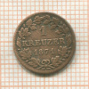 1 крейцер. Бавария 1871г