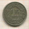 1 франк. Швейцария 1904г