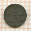 1 грош. Саксония 1856г