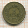 5 франков. Франция 1946г