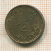 1/2 цента. Родезия 1975г