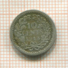 10 центов. Нидерланды 1913г