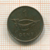 1 цент. Соломоновы острова 1977г