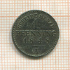 1 пфеннинг. Пруссия 1848г