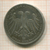2 гульдена. Франкфурт. (Реставрация - срезан подвес) 1848г