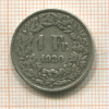 1 франк. Швейцария 1920г