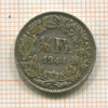 1/2 франка. Швейцария 1944г