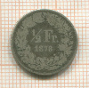 1/2 франка. Швейцария 1878г