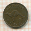 1 пенни. Австралия 1951г