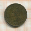 1 сентаво. Аргентина 1889г