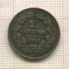 2 1/2 сантима. Люксембург 1901г
