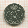 5 франков. Монако 1971г