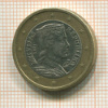 1 евро. Латвия 2013г