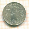 1 рупия. Британская Индия 1875г