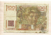 100 франков. Франция 1949г