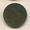 2 сентаво. Аргентина 1893г