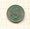 5 сен. Малайзия 1967г