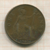 1 пенни. Великобритания 1929г