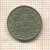10 центов. Либерия 1970г