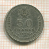 50 франков. Коморские осрова 1975г