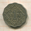 1 анна. Индия 1936г