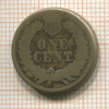 1 цент. США 1863г