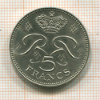 5 франков Монако 1974г