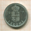 1 крона. Дания 1977г