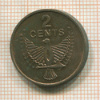 2 цента. Соломоновы острова 1977г