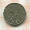 10 сантимов. Люксембург 1924г