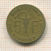 5 франков. Центральная Африка 1974г
