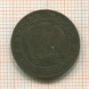 2 сантима. Франция 1857г