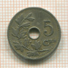 5 сантимов. Бельгия 1905г