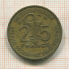 25 франков. Французкая Западная Африка. Того 1957г