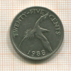 25 центов. Бермуды 1988г