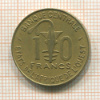 10 франков. Центральная Африка 1987г